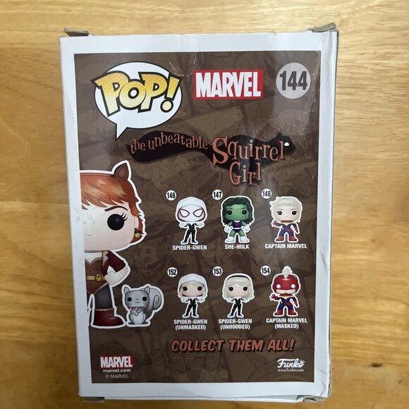 Funko Pop! Squirrel Girl #144 Marvel Collector Corps Exclusive - Picture 3 of 6